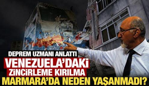 Venezuela'daki zincirleme kırılma Marmara'da neden yaşanmadı? Deprem uzmanı anlattı