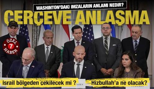 Washington’da tarihi imzalar atıldı! İsrail ve Lübnan'ın çerçeve anlaşması nedir?