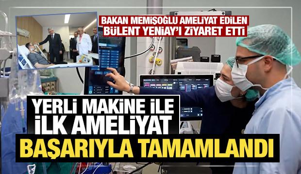 Yerli kalp-akciğer makinesiyle gerçekleştirilen ilk ameliyat başarıyla tamamlandı