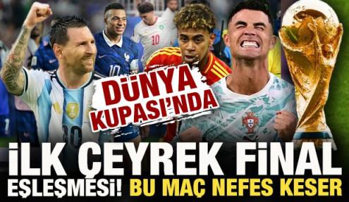 2026 Dünya Kupası'nda ilk çeyrek final eşleşmesi! Bu maç nefes keser