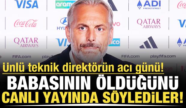 Acı haber basın toplantısında öğrendi! Ünlü teknik adam babasını kaybetti