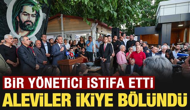 Aleviler ikiye bölündü: Bir yönetici istifa etti