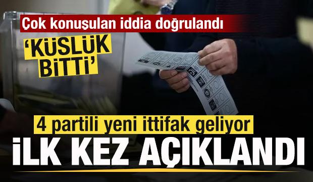 Ankara'yı hareketlendiren gelişme! Yeni bir ittifak geliyor! En az 4 partiden oluşuyor