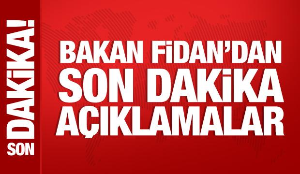 Bakan Fidan'dan Netanyahu'ya sert tepki!