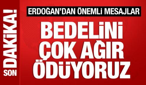 Cumhurbaşkanı Erdoğan'dan önemli açıklamalar