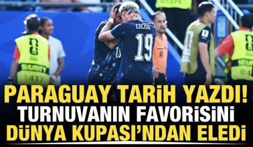 Paraguay tarih yazdı! Turnuvanın favorilerinden birini Dünya Kupası'ndan eledi