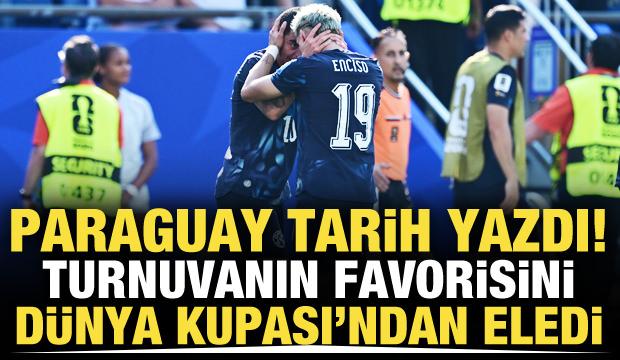 Paraguay tarih yazdı! Turnuvanın favorilerinden birini Dünya Kupası'ndan eledi