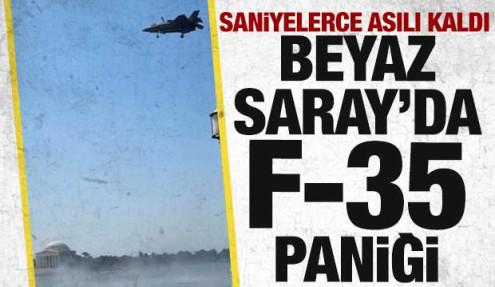 F-35, Beyaz Saray'a yakın bölgede havada bekledi