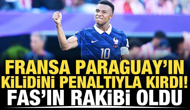 Fransa kilidi penaltıyla kırdı! Çeyrek finale yükseldi