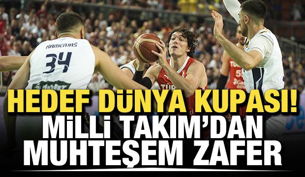 Hedef D&uuml;nya Kupası! Milli Takım'dan muhteşem zafer