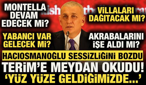 İbrahim Hacıosmanoğlu Fatih Terim'e meydan okudu! 'Y&uuml;z y&uuml;ze geldiğimizde...'