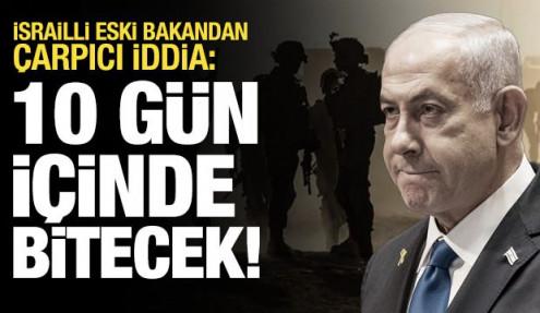 İsrailli eski Bakan Liberman: İsrail ordusunun 10 günlük mühimmatı kaldı
