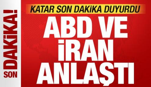 Katar tüm dünyaya duyurdu! ABD ve İran anlaştı