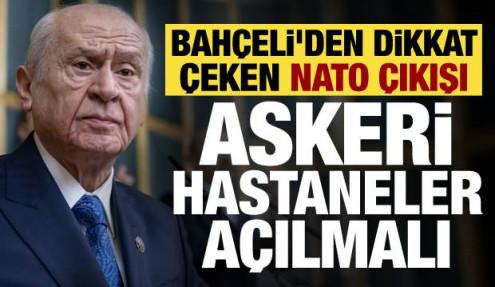 MHP lideri Bahçeli'den 'askeri hastane' çağrısı: Yeniden açılmalıdır!