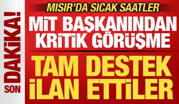 Mısır'da sıcak saatler! MİT Başkanı Kalın'dan kritik görüşme! Hamas desteğini ilan etti