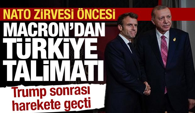 NATO Zirvesi yaklaşırken, Macron'dan Türkiye talimatı