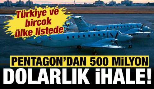 Pentagon'dan 500 milyon dolarlık ihale: Türkiye de listede