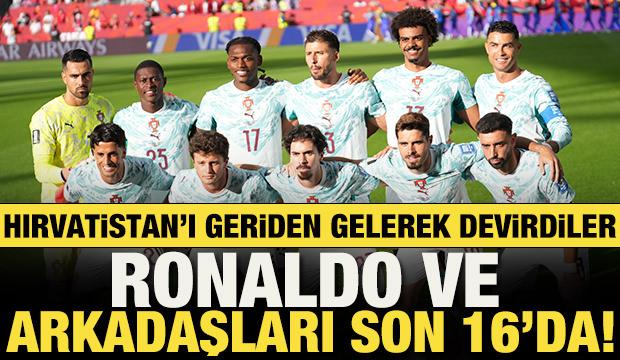Portekiz Hırvatistan karşısında geriden geldi kazandı! Ronaldo ve arkadaşları son 16'da