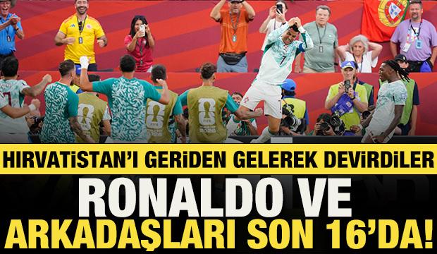 Portekiz Hırvatistan karşısında geriden gelerek kazandı! Ronaldo ve arkadaşları son 16'da