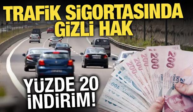 Trafik sigortasında gizli hak: Y&uuml;zde 20 indirim var, hemen kontrol edin!