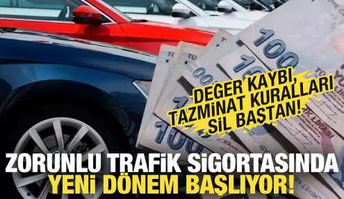 Zorunlu trafik sigortasında yeni dönem: Değer kaybı kuralları değişiyor!