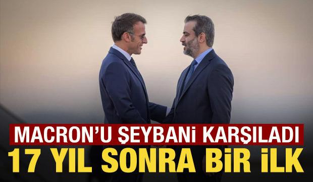 17 yıl sonra bir ilk: Macron Suriye'de