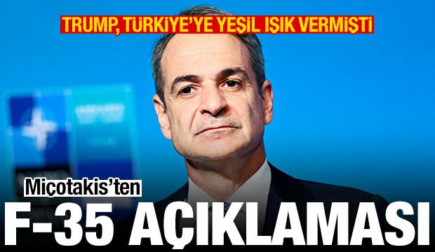 Mi&ccedil;otakis'ten F-35 a&ccedil;ıklaması! Trump, T&uuml;rkiye'ye yeşil ışık yakmıştı