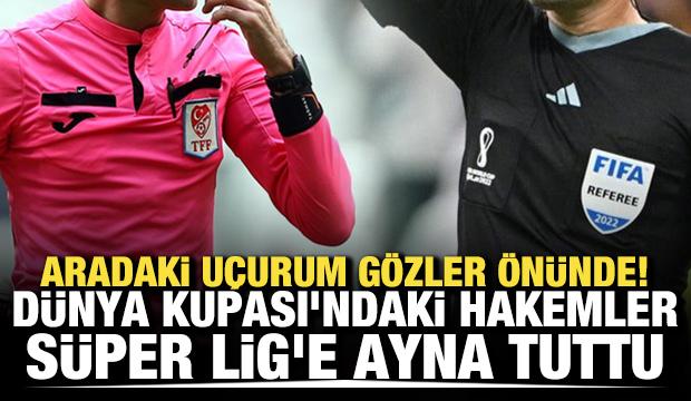 Aradaki u&ccedil;urum g&ouml;zler &ouml;n&uuml;nde! D&uuml;nya Kupası'ndaki hakemler S&uuml;per Lig'e ayna tuttu