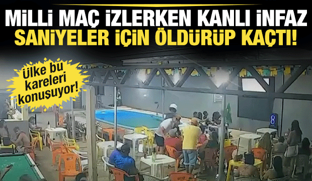 Brezilya ma&ccedil;ında kanlı infaz: Kameralar saniye saniye kaydetti