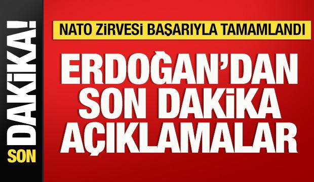 Cumhurbaşkanı Erdoğan'dan önemli açıklamalar