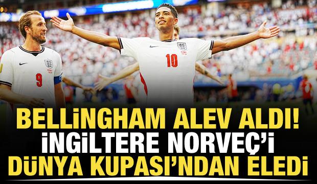 Bellingham alev aldı! İngiltere Norveç'i Dünya Kupası'ndan eledi