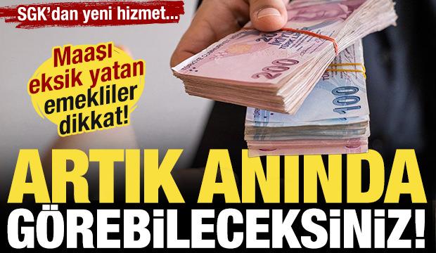 Emekli maaşı eksik yatanlar dikkat! SGK tek tek açıkladı! Artık anında görünüyor...