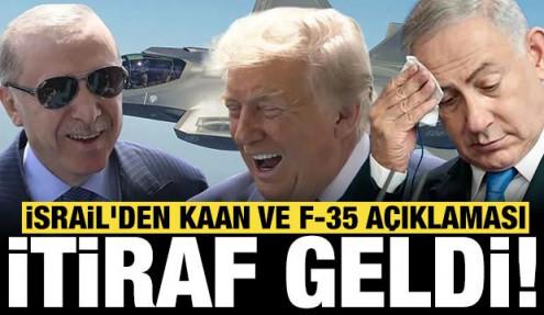 İsrail'den KAAN ve F-35 açıklaması: ABD'ye baskı uyguladıklarını itiraf etti!