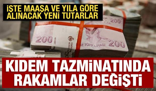 Kıdem tazminatında yeni rakamlar belli oldu! Kim ne kadar &ouml;deme alacak işte g&uuml;ncel liste