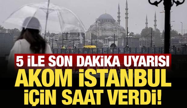 Meteoroloji'den İstanbul dahil 5 ile son dakika sarı kodlu uyarı! Kuvvetli olacak
