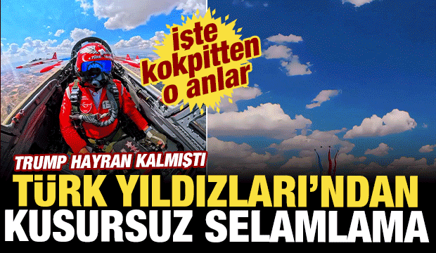 MSB, Türk Yıldızları'nın selamlama uçuşu esnasındaki kokpit görüntülerini paylaştı