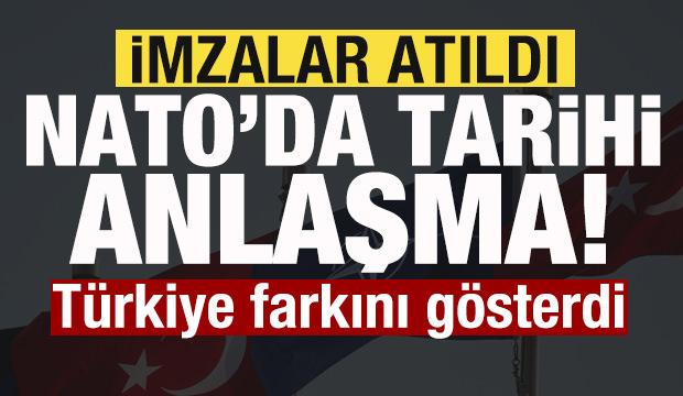 NATO zirvesinde tarihi anlaşma! İttifaka T&uuml;rkiye imzası