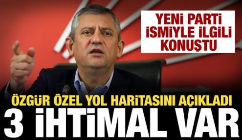 Özgür Özel'den yeni parti iddialarına ilk yanıt! Yol haritasını açıkladı