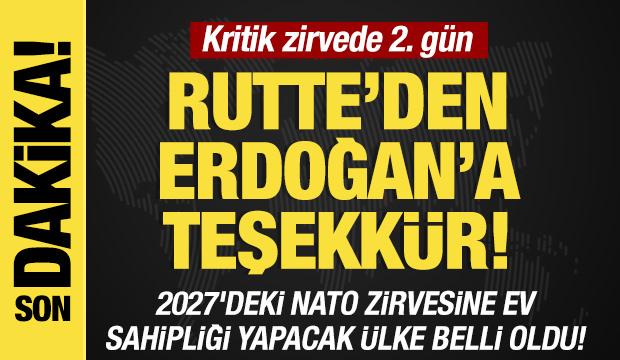 Rutte'den son dakika açıklama: 2027'deki zirveye ev sahipliği yapacak ülke belli oldu