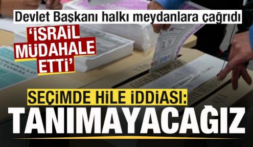 Seçim krizi büyüyor! İsrail müdahalesi iddiası! Devlet başkanı halkı meydanlara çağırdı