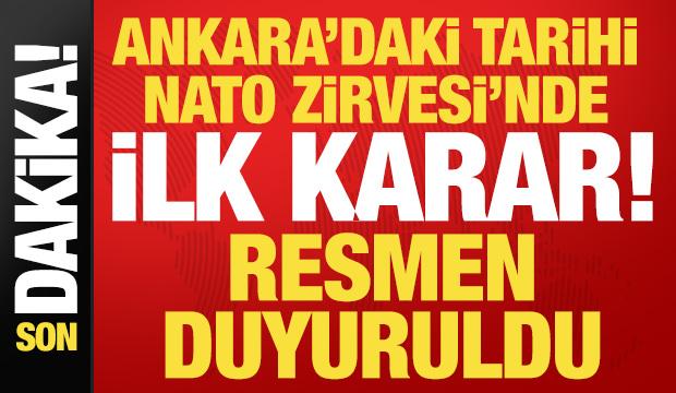 Son dakika haberi: Ankara'daki tarihi NATO zirvesinden ilk karar! Rutte resmen duyurdu...