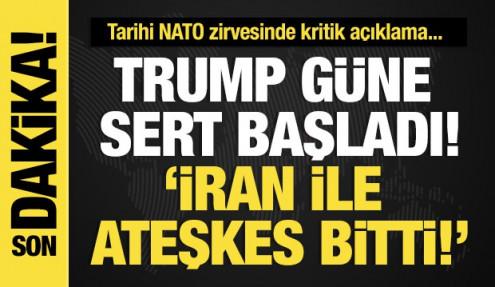 Son dakika... Trump güne sert başladı! ‘İran ile ateşkes bitti!’