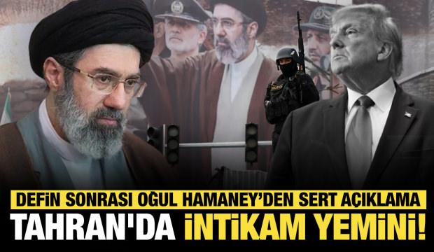 Tahran'da intikam yemini! Cenaze sonrası Hamaney’den sert açıklama