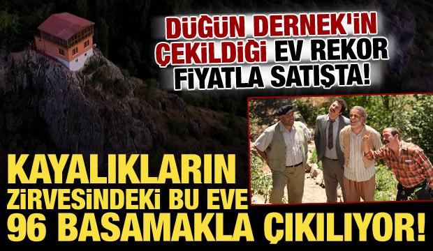 Tam 96 basamaklı! D&uuml;ğ&uuml;n Dernek filminin &ccedil;ekildiği ev satışa &ccedil;ıkarıldı