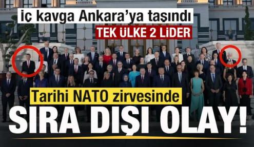 Tarihi NATO zirvesinde sıra dışı olay! Tek ülke iki lider! Çift başlılık Ankara'ya uzandı