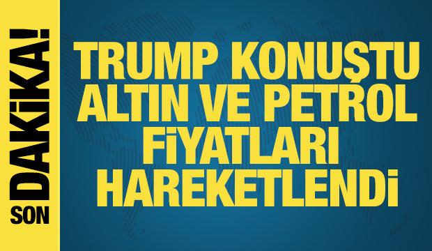 Trump'ın müzakerelerin bittiğini açıkladı: Petrol fırladı, altın sert düştü!