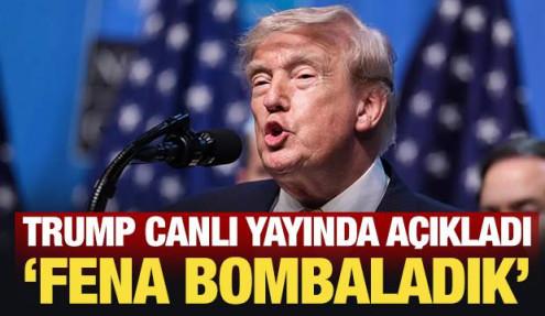 Trump'tan son dakika Hürmüz Boğazı mesajı: Onları fena bombaladık!
