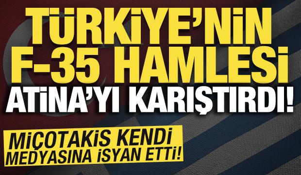 Türkiye'nin F-35 hamlesi Atina'yı karıştırdı! Miçotakis kendi medyasına isyan etti