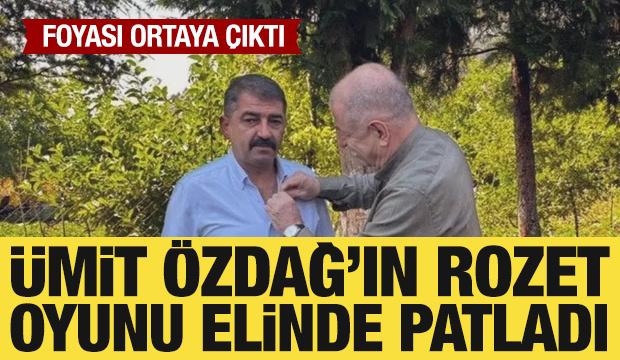 &Uuml;mit &Ouml;zdağ&rsquo;ın rozet oyunu elinde patladı: CHP'li başkandan yalanlama