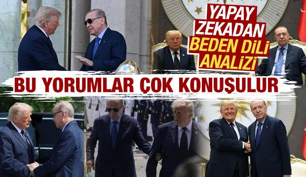 Yapay zekadan Erdoğan’la Trump arasındaki beden dili yorumu